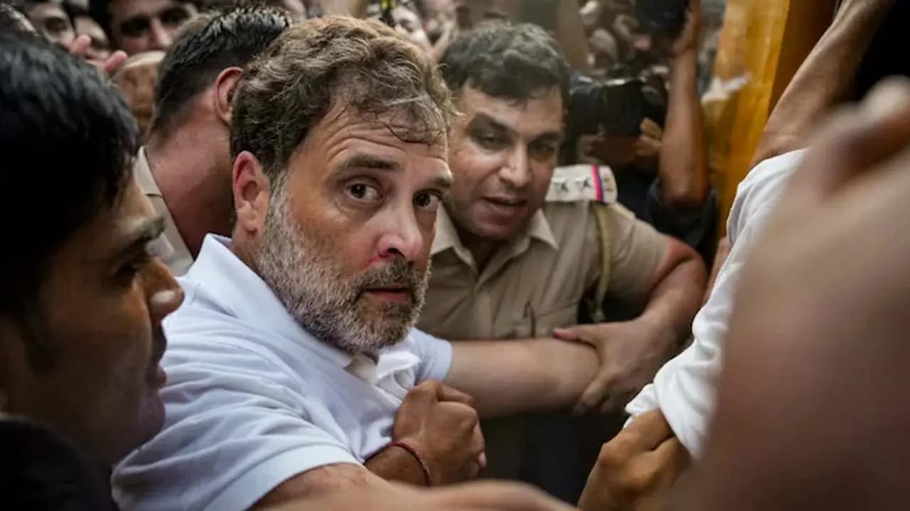 Rahul Gandhi In Dock: Politicization of the Jantar Mantar protest AAP and TMC allege a major conspiracy by Rahul Gandhi BJP attempts to capitalize on the situation 