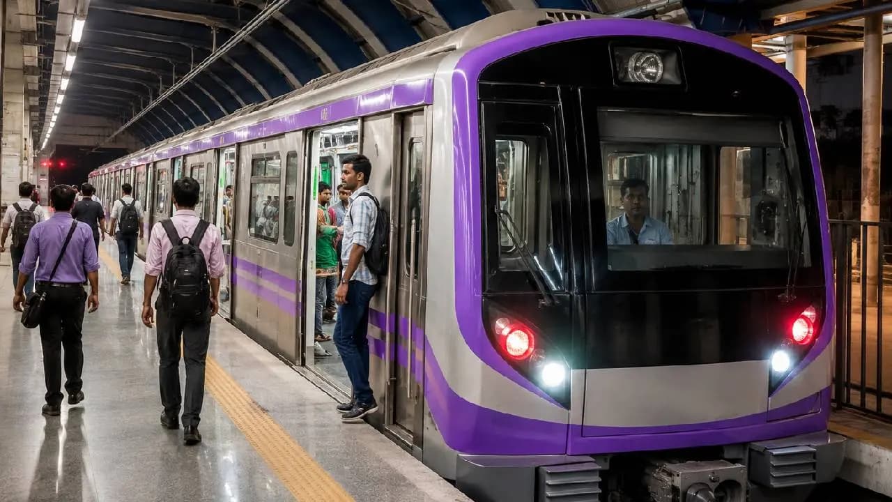 Kolkata Metro New Time Table: Blue Line and Green Line Metro Service to Extend from This Month