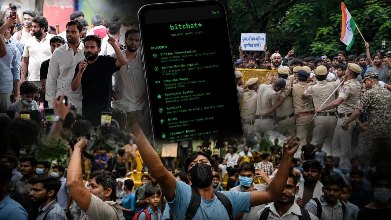 CJP Student Protest: protestors are using apps that send messages without internet what is the technology behind it