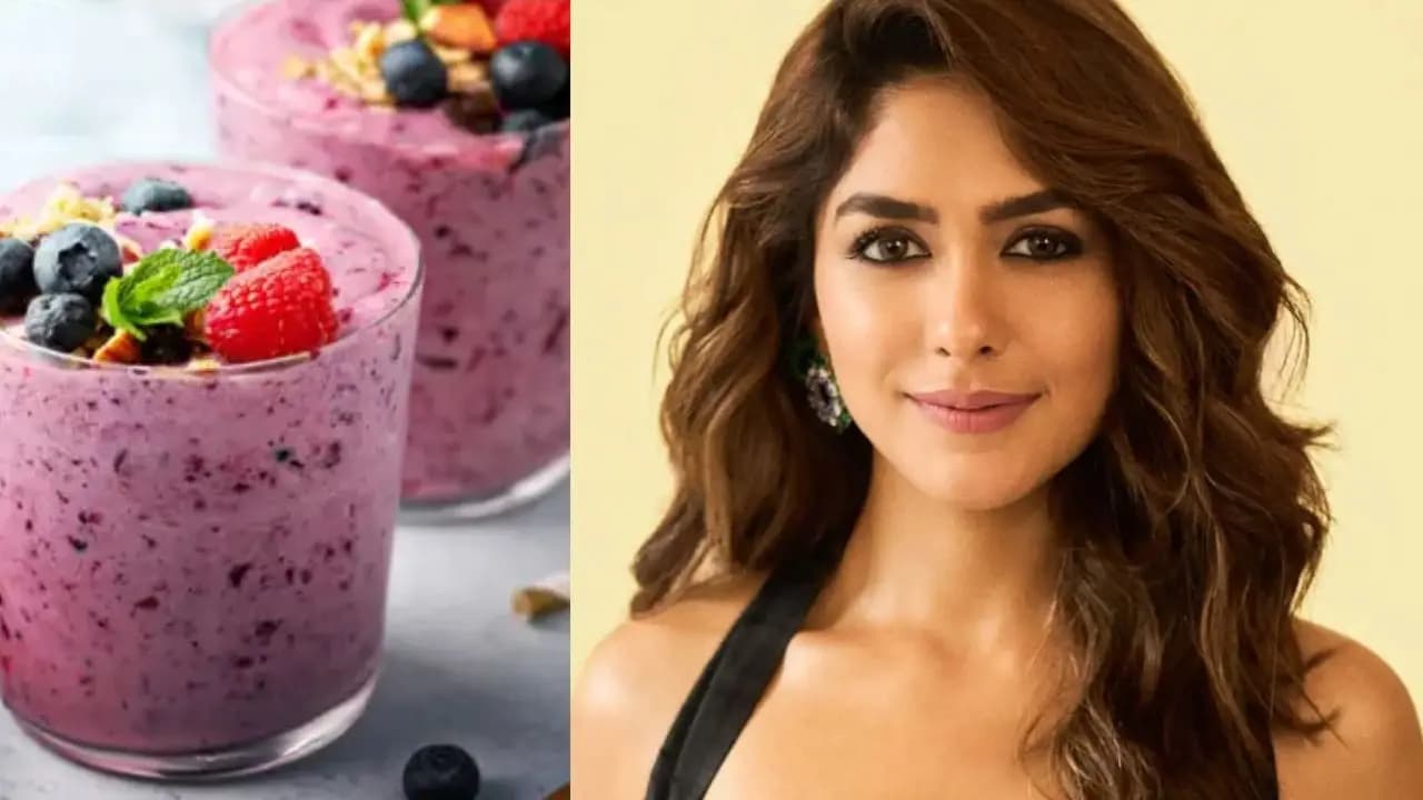 Mrunal Thakur Breakfast smoothie Recipe for weightloss and healthy life 