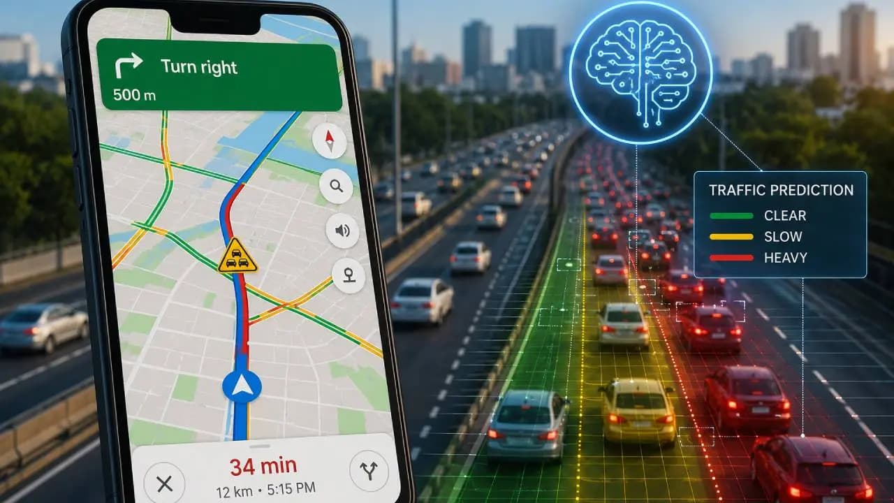 How Google Maps Knows Where Traffic Will Build Up Before You Drive