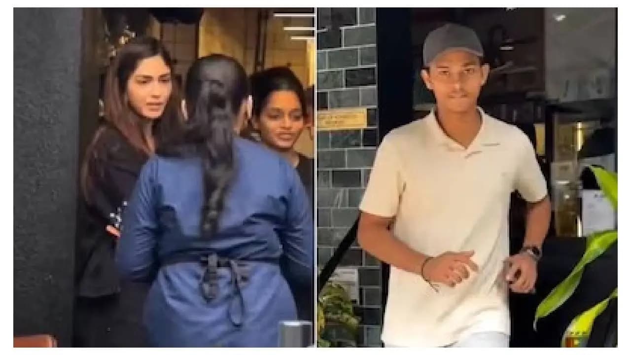 Mrunal Thakur and Cricketer Yashasvi Jaiswal Spark Dating Buzz After Viral Cafe Video