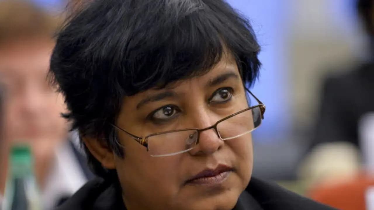 Taslima nasrin shares a post ahead of her kolkata visit after 20 years