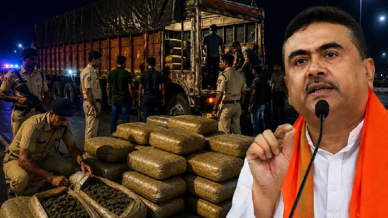 Suvendu Adhikari Praises Bengal STF Major Smuggling Racket busts