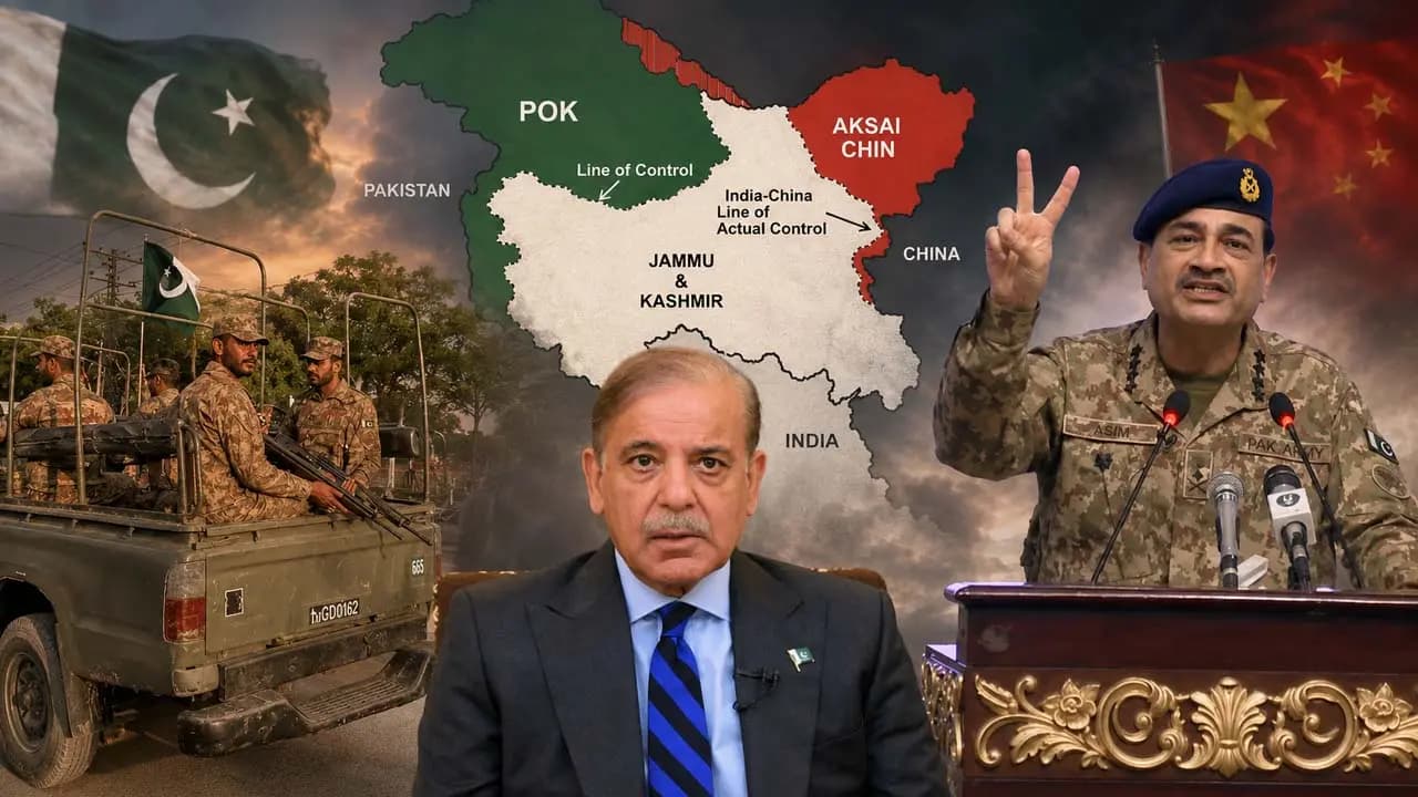 Pakistan On POK Protest: The hypocrisy of the likes of Sahbaz Sharif and Asim Munir is exposed once again This time they compare India with the protesters in PoK  