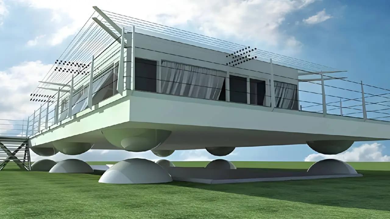 Japans Floating House Solution to Earthquake Protection