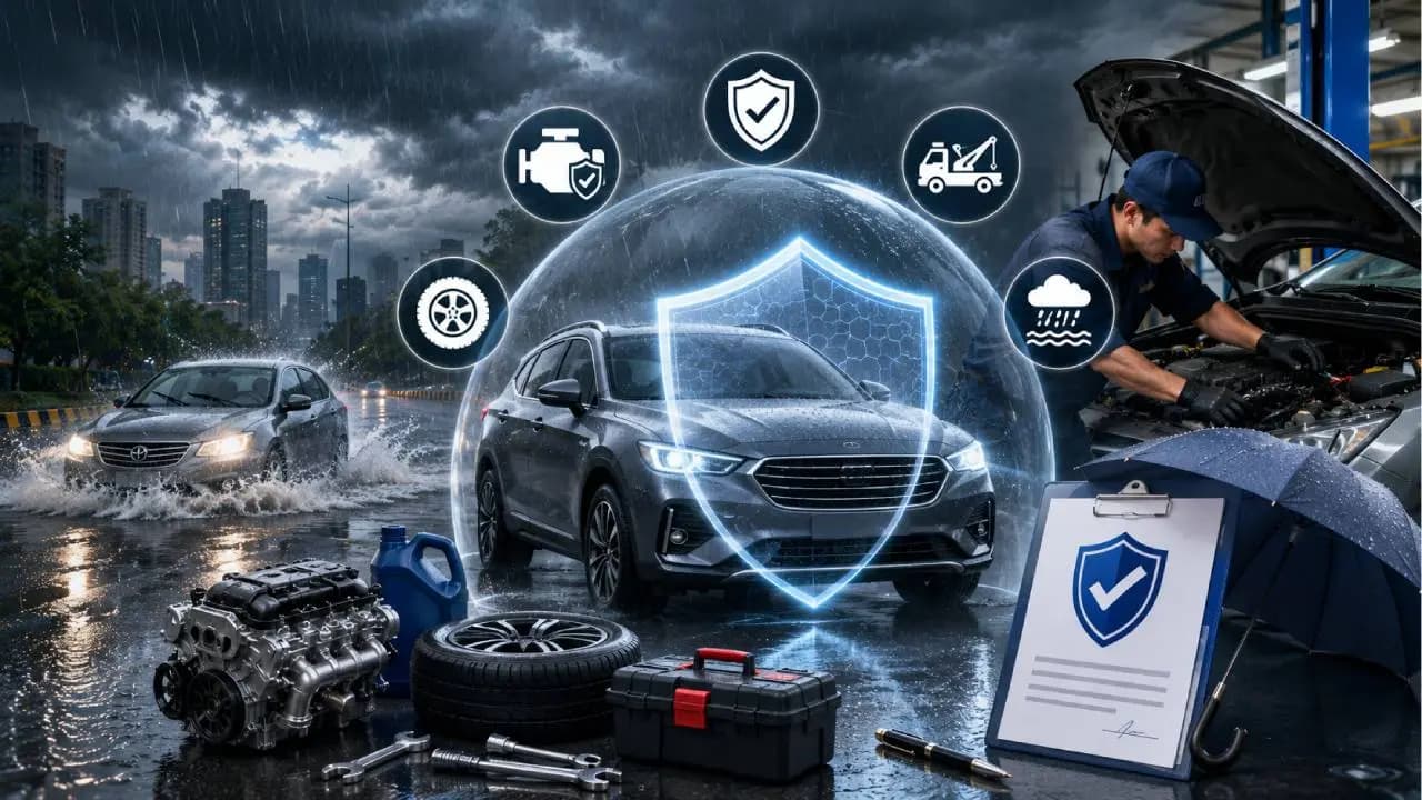 Monsoon Car Insurance Guide: 3 Essential Add-Ons Every Car Owner Should Consider