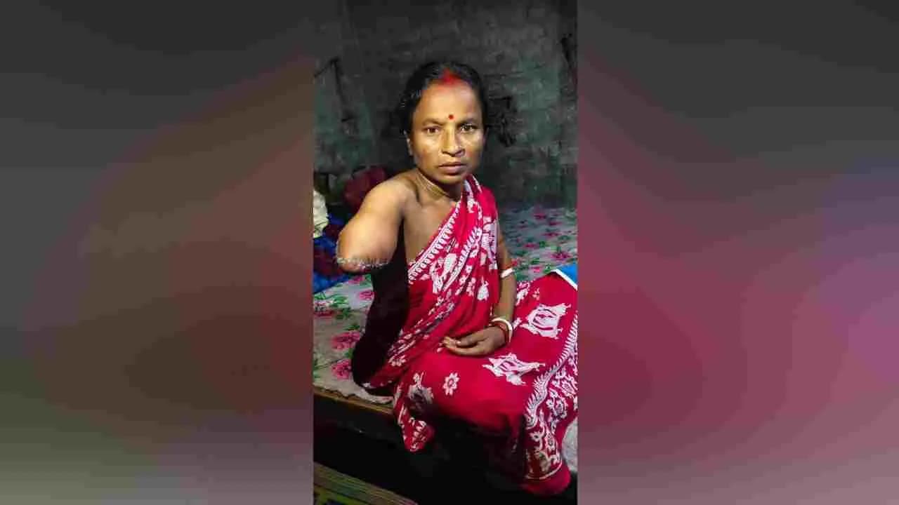 Lady went to the hospital with stomach pain but returned having lost an arm What happened at the Daspur health centre 