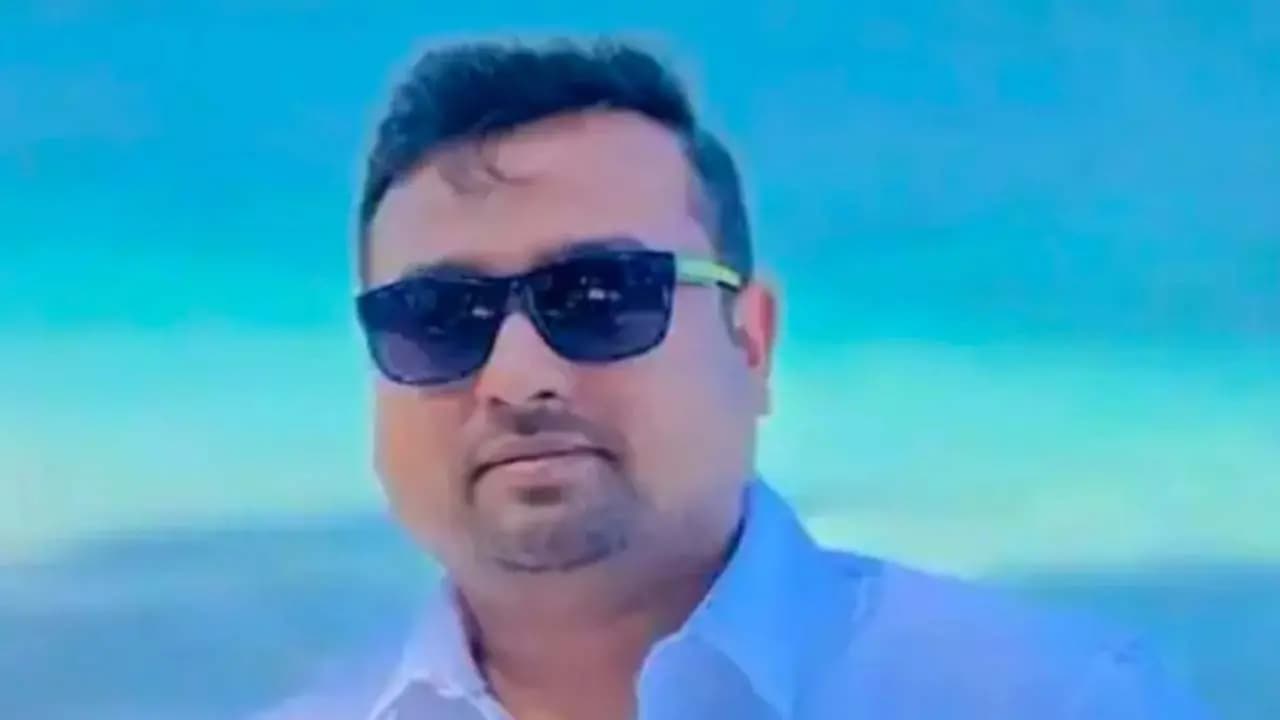 Police at the Abhishek Banerjees PA Sumit Roys residence 