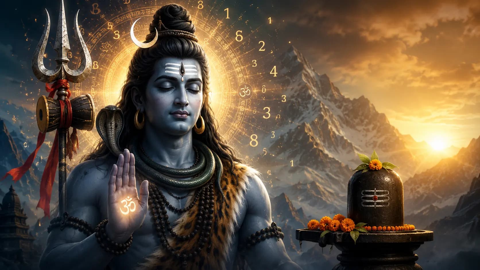 Lord Shivas blessings for success based on your birth number