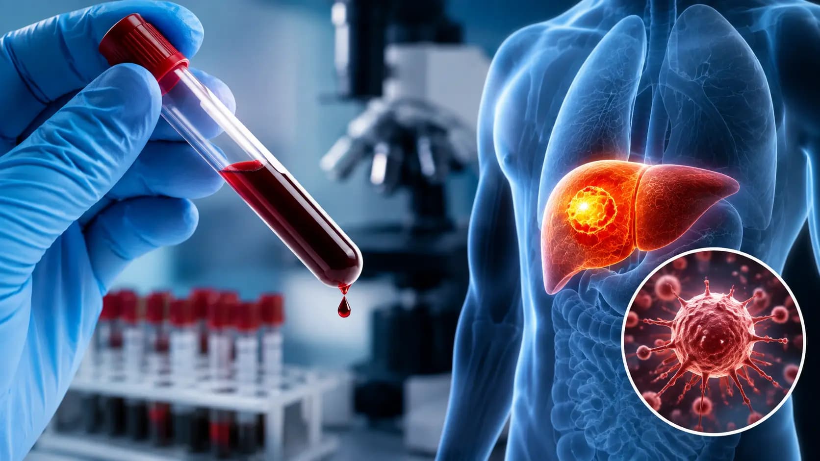 Liver cancer could be detected from just a single drop of blood Research using new technology offers a ray of hope