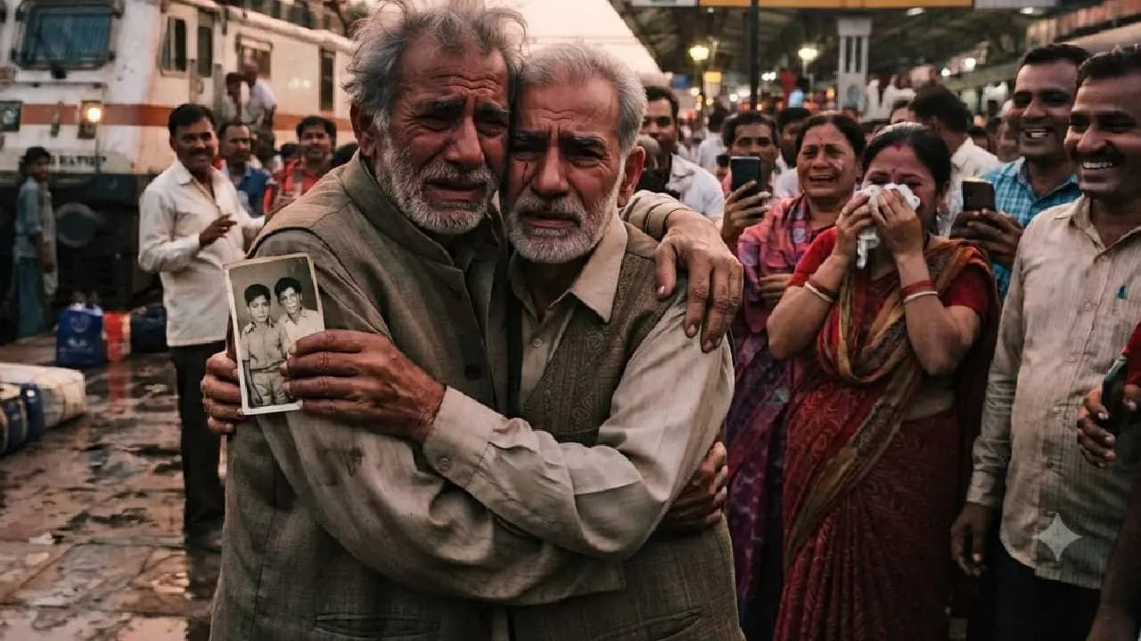 Childhood Friends Reunited After 78 years video goes viral on social media