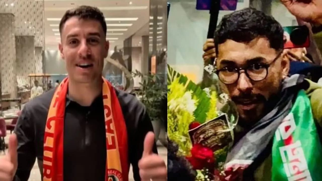 On one side Chris Ikonomidis on the other Miguel the drums of the Kolkata Derby have already started beating 