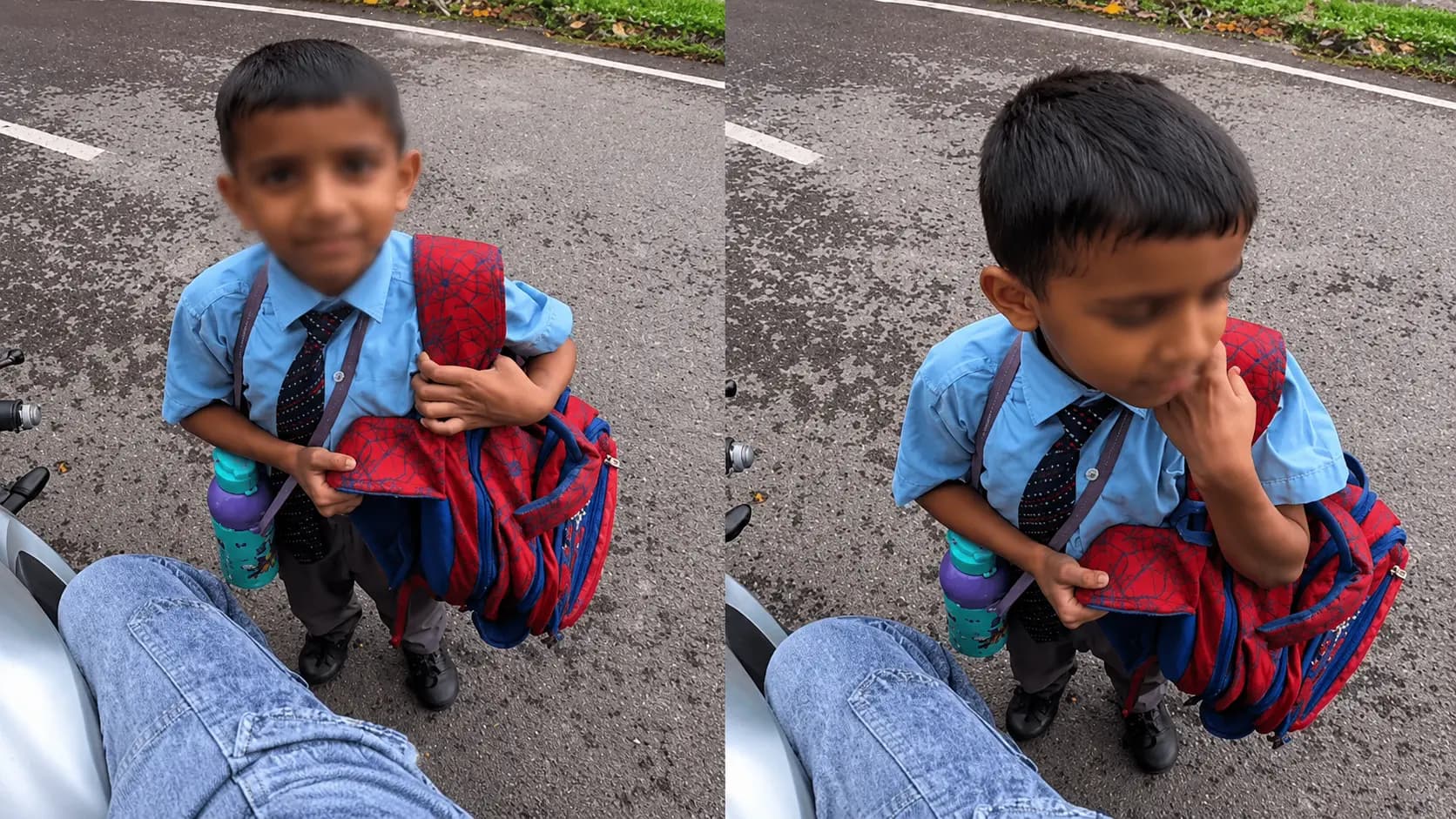 School Kid Asks Rapido Rider to Act as His Father 
