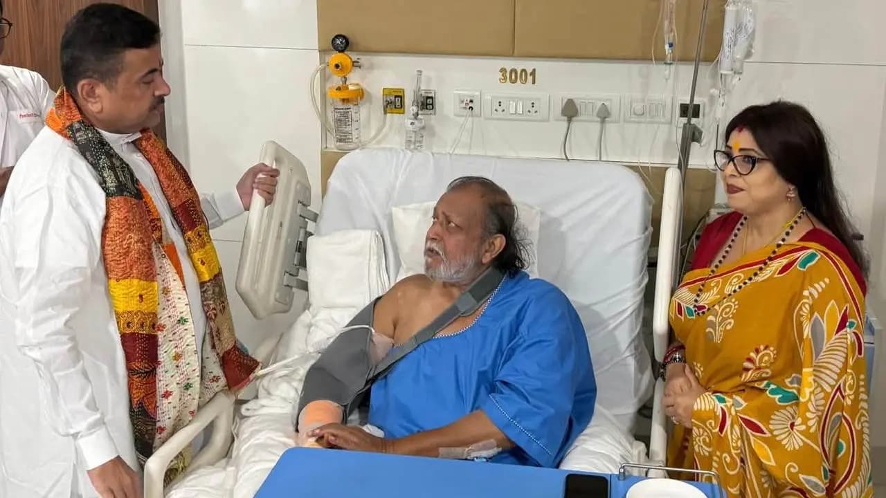Mithun Chakraborty hospitalized CM Suvendu Adhikari going to visit him