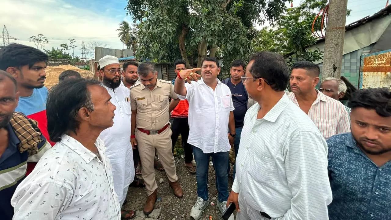 Saptagram MLA stands by residents living underwater all year round
