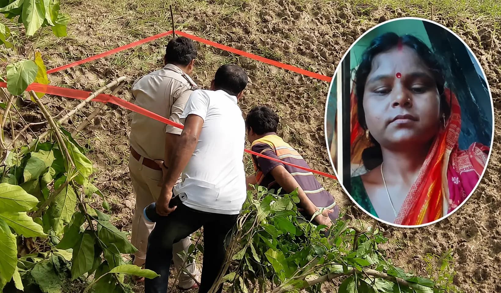 Body of a woman recovered in a sack from a field in Khudrun village Mangalkot East Bardhaman