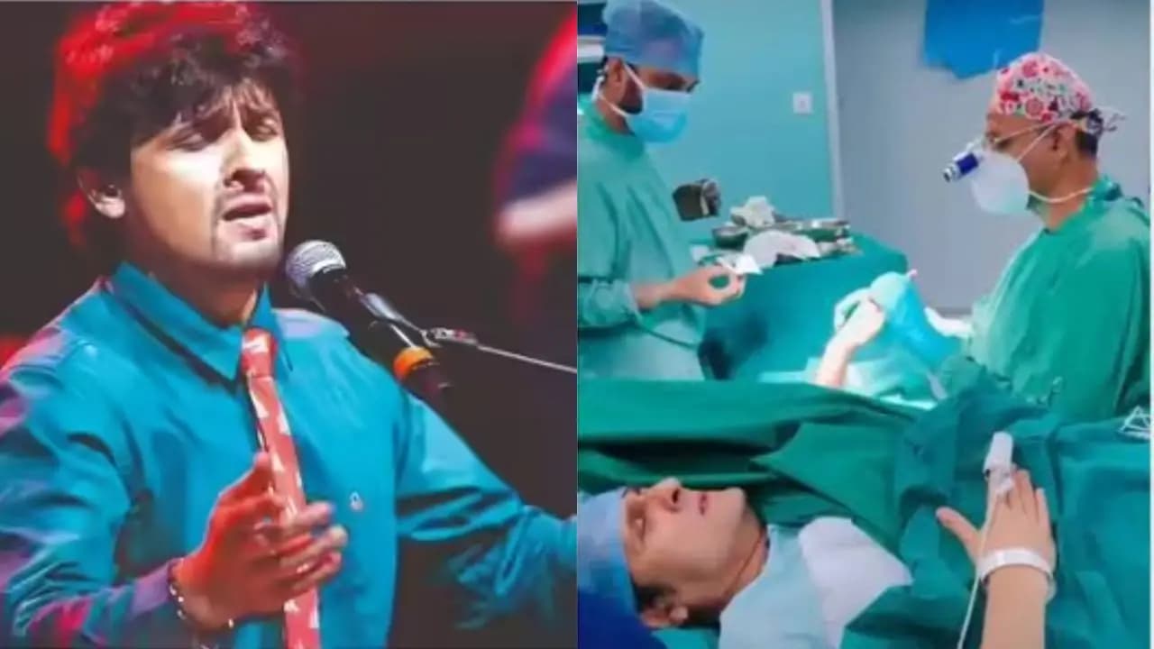 Sonu Nigam reveals why he sang a Mohammed Rafi song during surgery