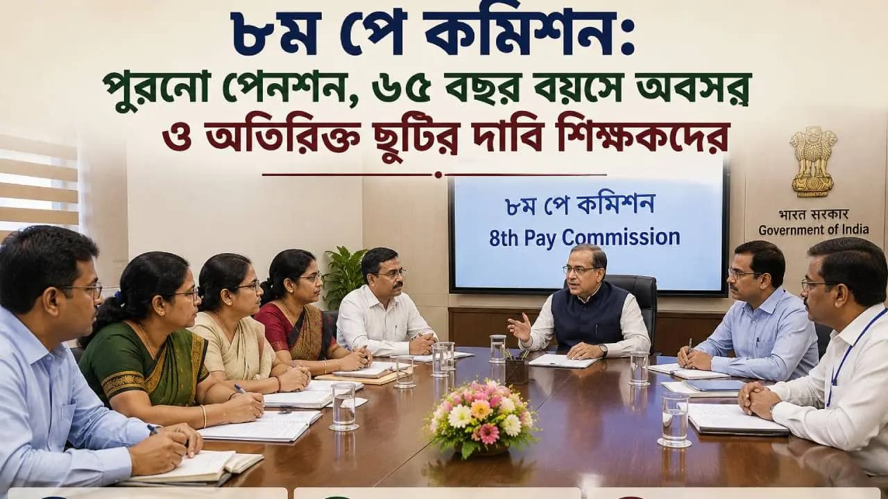 8th Pay Commission: Central Teachers Seek Return of Old Pension Scheme and Retirement at 65