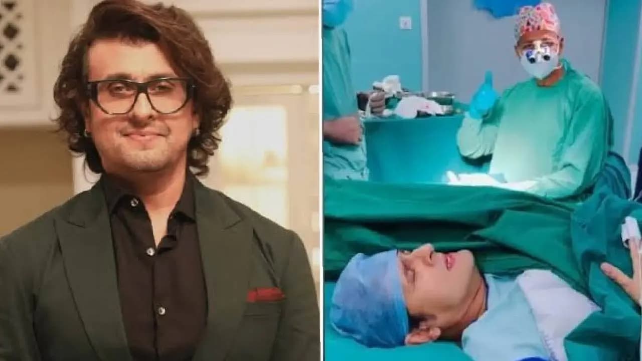 Sonu Nigam Sings Mohammed Rafi Song During Surgery Viral Video Sparks Concern