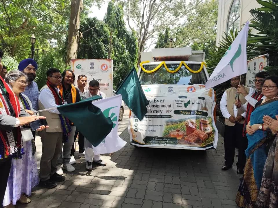 Authentic Tripura honey: right from Dubai Kanchanpurs treasure is set to make its mark on foreign soil