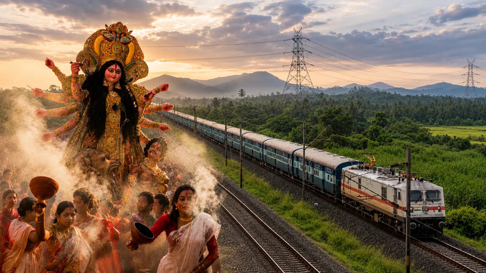 Durga Puja Train Ticket Booking Rules: Planning To Travel This Festive Season? Check Date, Time To Book Train Ticket During Dura Puja