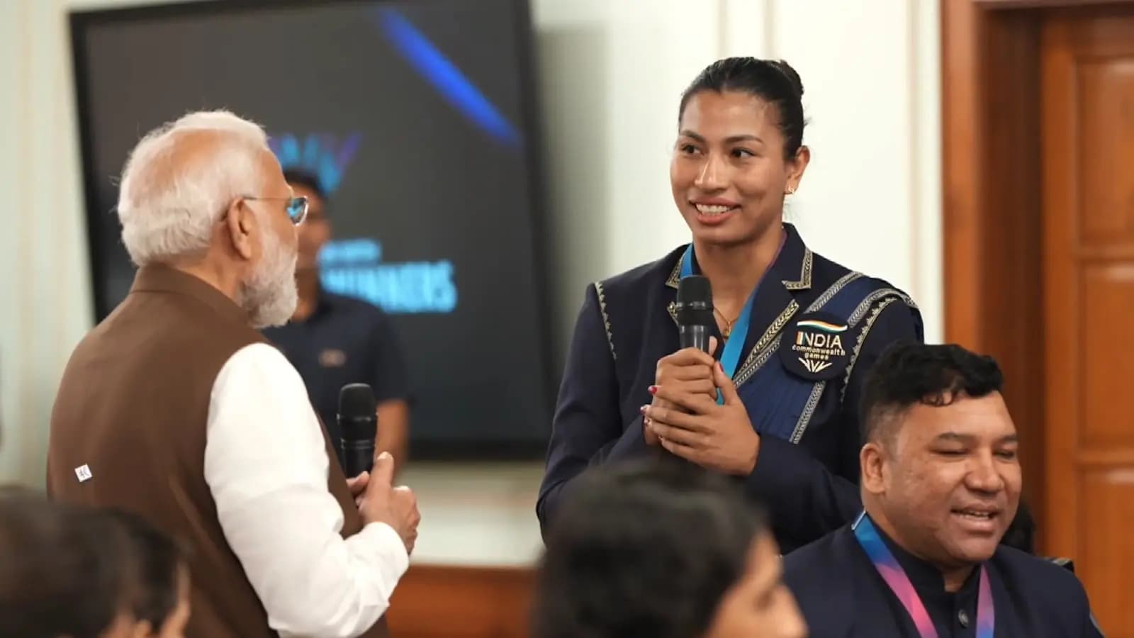 PM Narendra Modi praises Boxer Lovelina on Wrong Indian Flag issue in Glasgow Restaurant during Commonwealth 