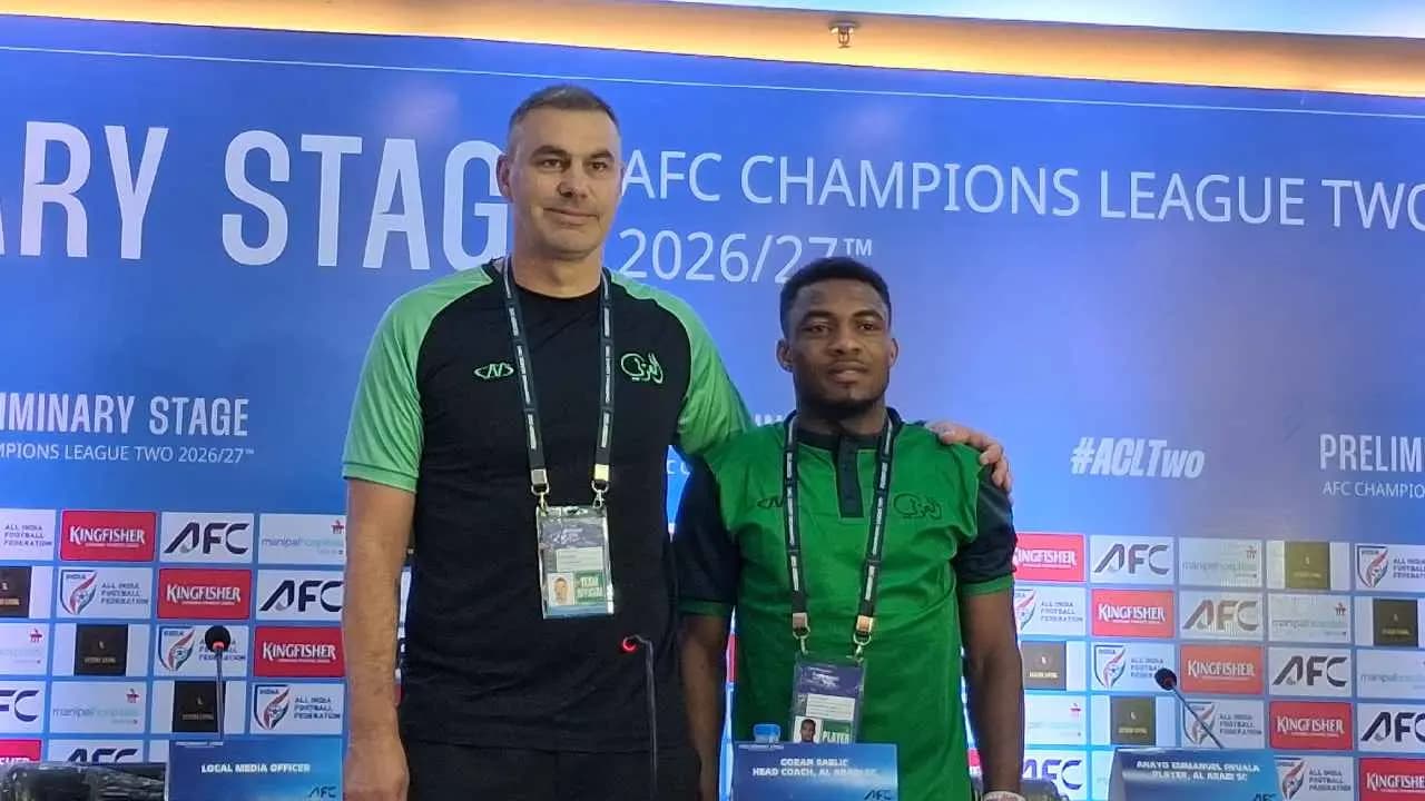 Al Arabi coach takes suggestion from friend and former India team head coach Igor Stimac ahead of East Bengal match in AFC 