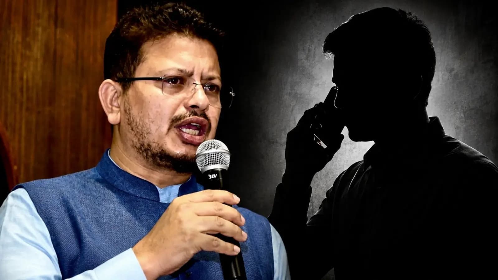 Ritabrata Banerjee police complained for threat call from bangladesh phone number