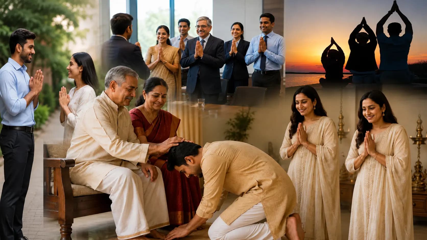 Namaste Vs Namaskar Vs Pranam: Namaste Namaskar Pranam do they seem the same Their meanings and formalities differ find out right now
