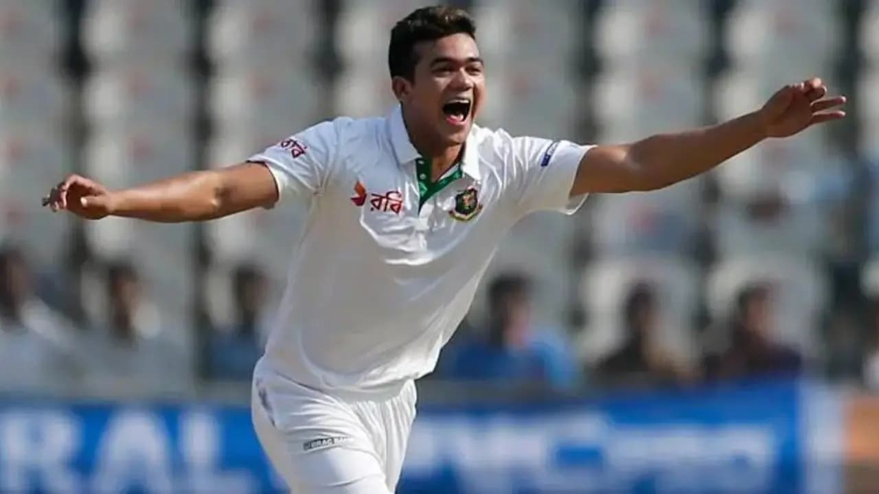 Bangladesh cricket team pacer Taskin Ahmed came up with a bizarre celebration after dismissing Australia batter Cameron Green 