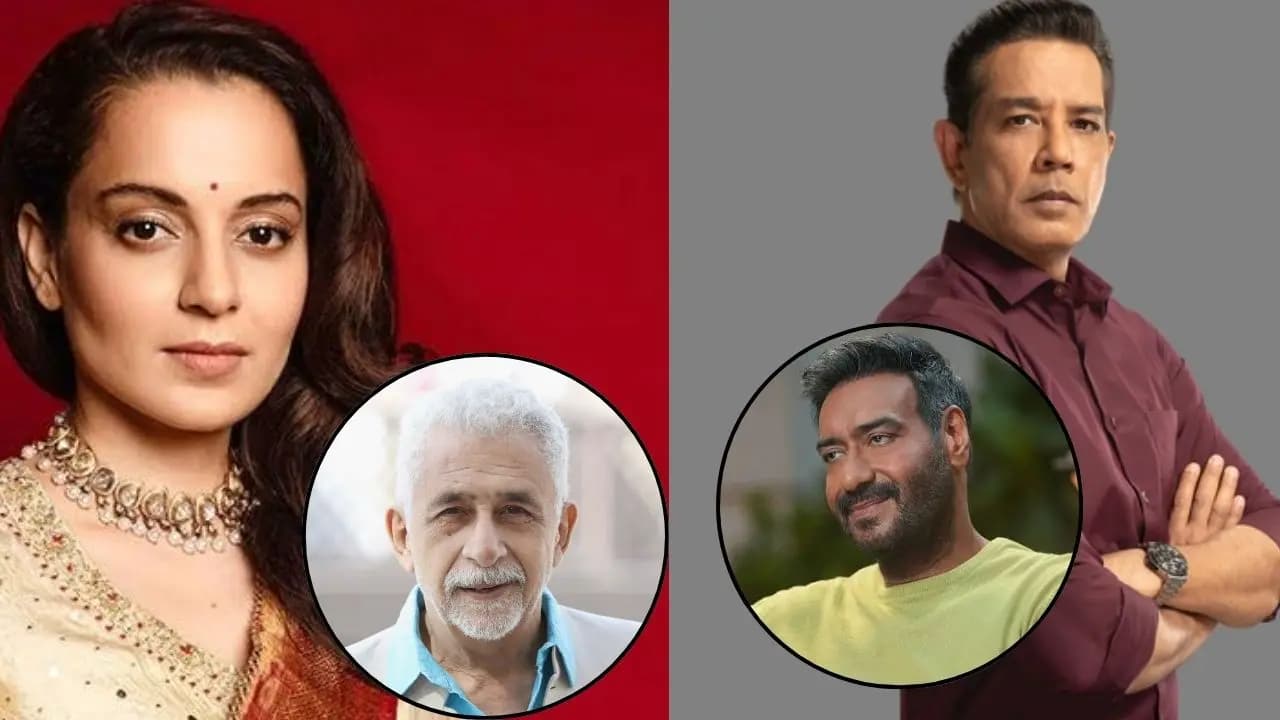 Kangana Ranaut takes a dig at nasiruddin shah for his love for pakistan anup soni reacts as ajay devgn becomes host of crime patrol
