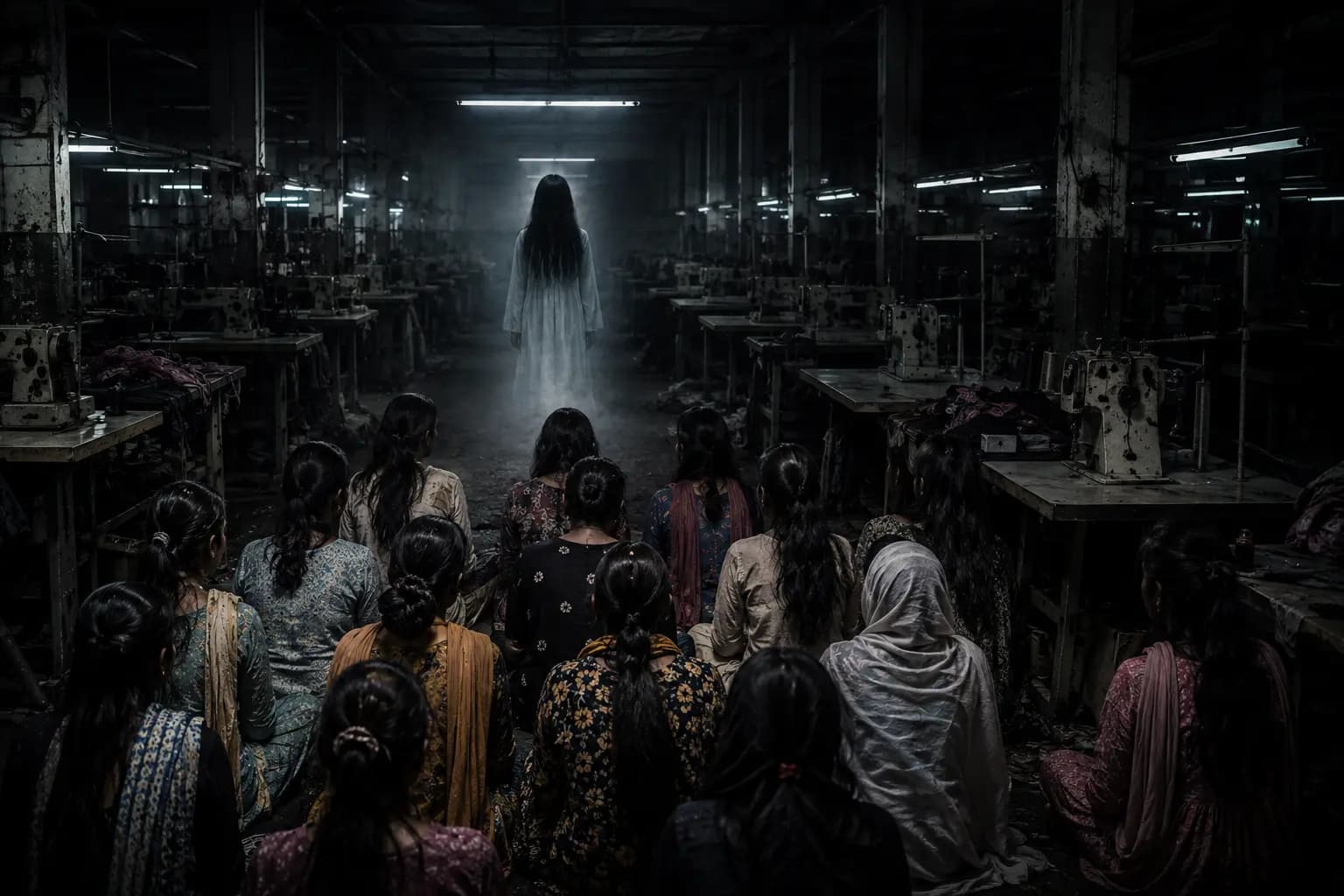 Ghost spotted in the womens washroom 3000 workers in Bangladesh halt work in panic