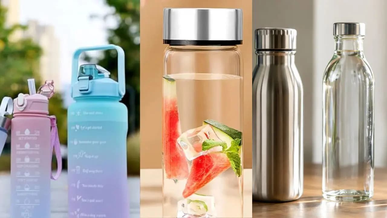 Drinking Water Safety: Steel or Glass bottle Which is Better for Health? What precautions are necessary when using plastic bottles?