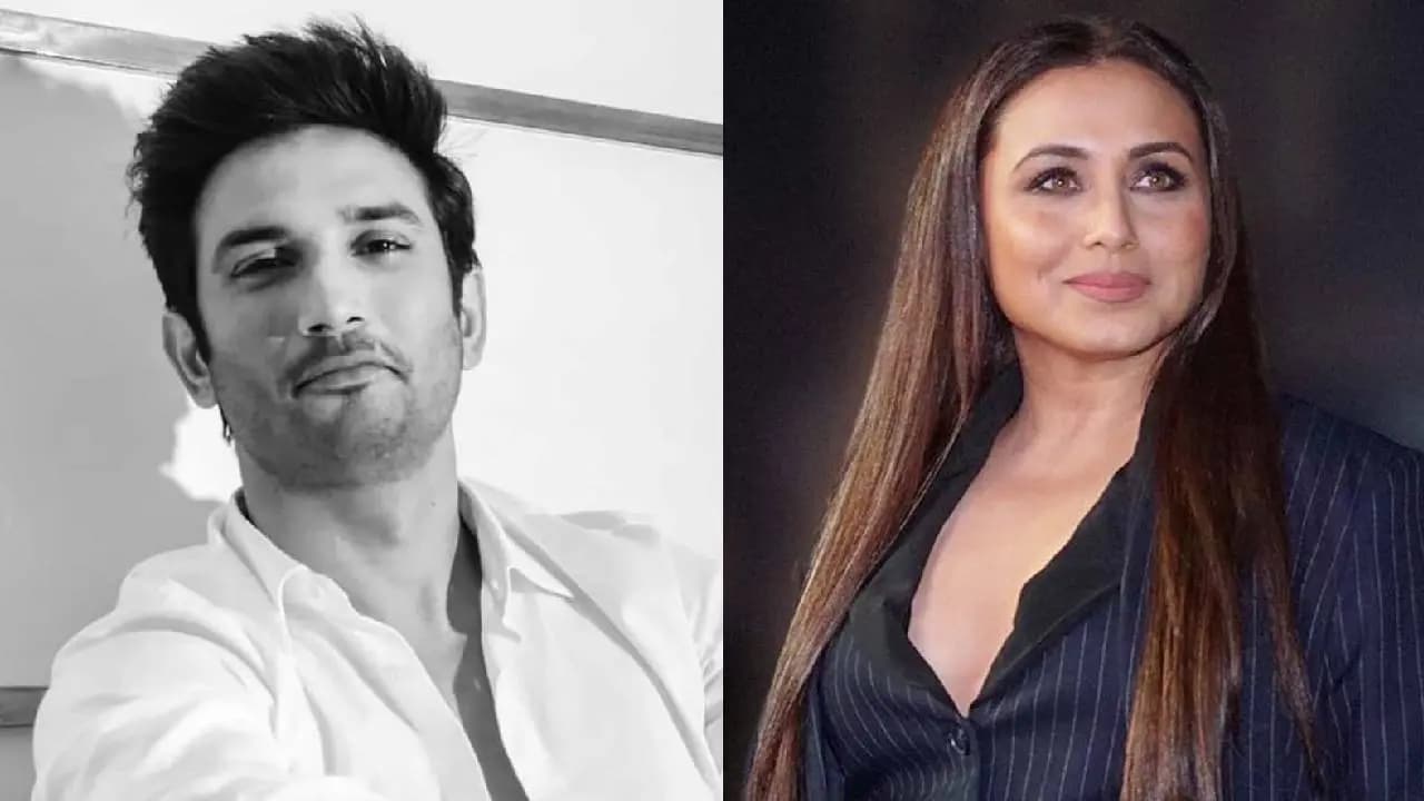 Sushant singh rajput was disturbed after disha sailan death Rani Mukerji surprised commuters at a Mumbai railway station