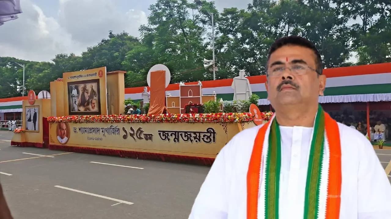 Independence Day 2026: Suvendu Adhikari in Ethnic look as West Bengal Government Celebrated Independence Day at Red Road