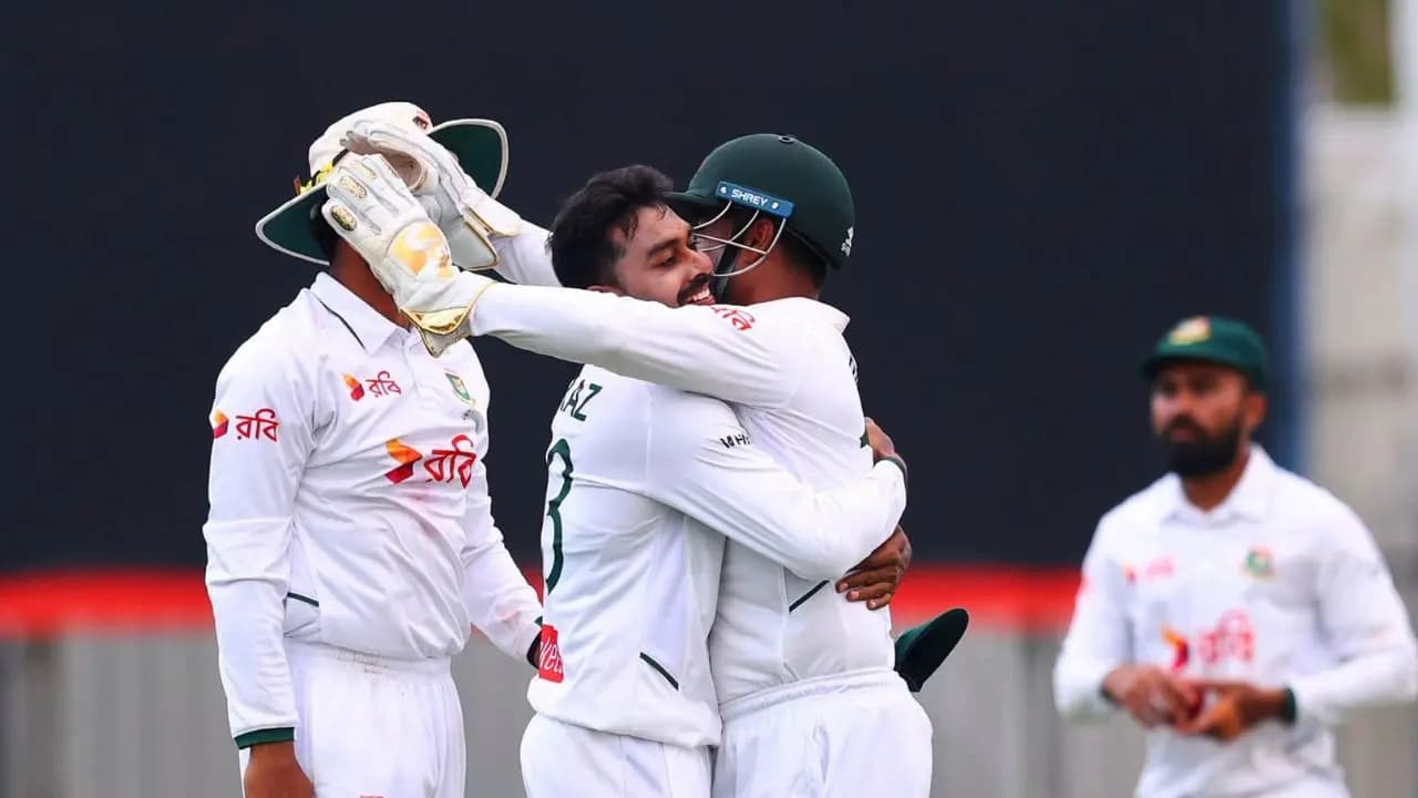  Bangladesh have won a Test match on Australian soil for the first time in history 