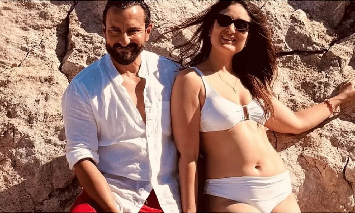 Saif Ali Khan Birthday: Kareena Kapoor Shares Steamy white bikini picture to celebrate her husband s birthday