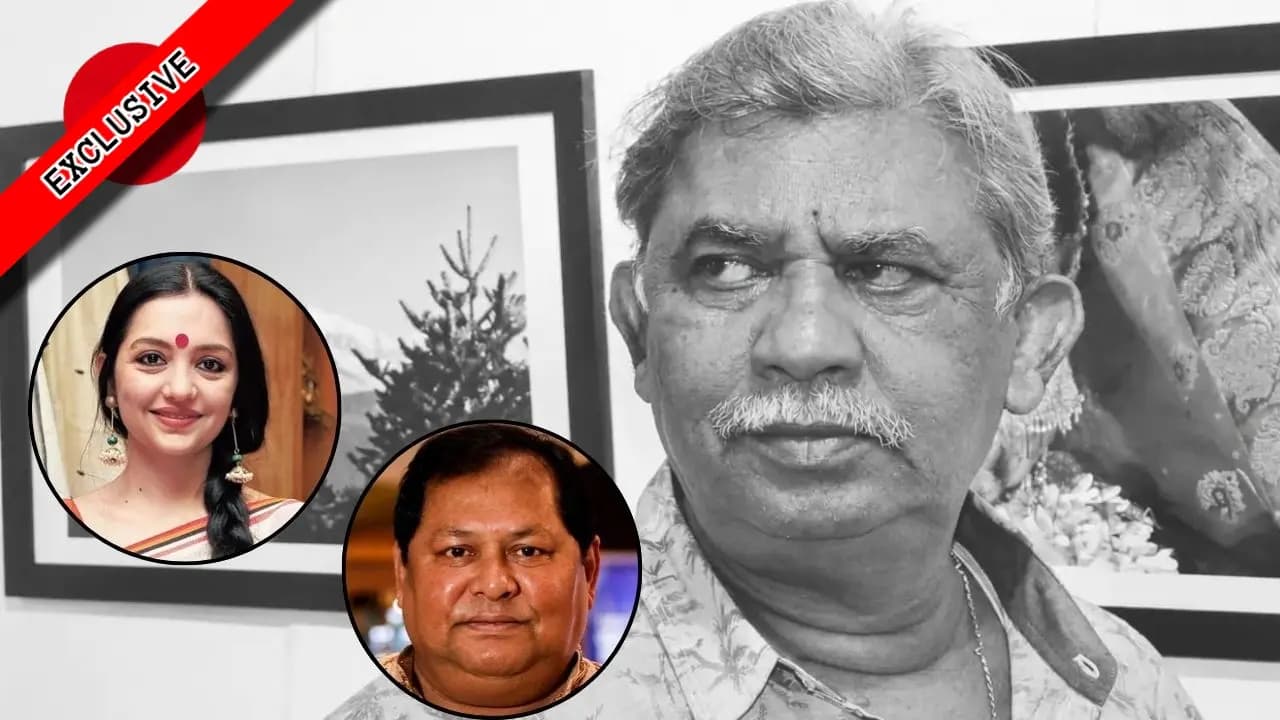 June malia and kharaj mukherjee mourns as Raja Sen Passed Away