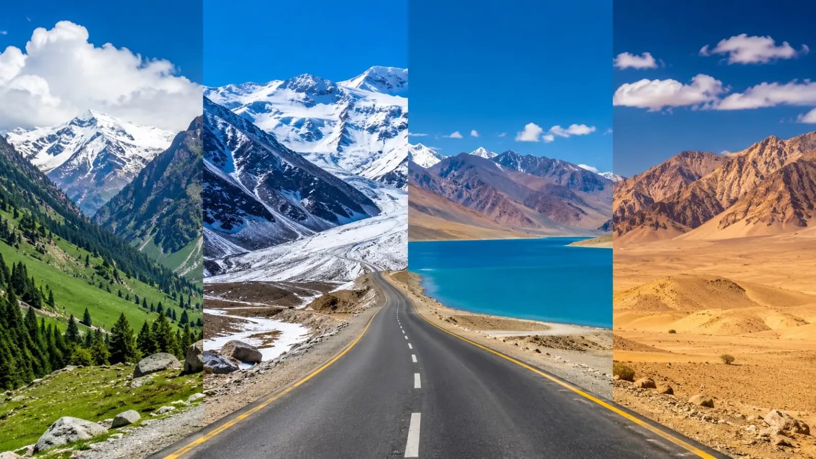 Do You Know Which Indian Road Has Mountains, Snow, Sea and Desert All at Once