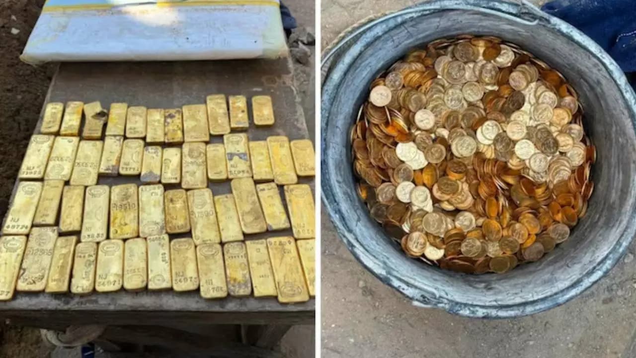 83 crore turned up while digging a Sint Gillis Dendermonde drain