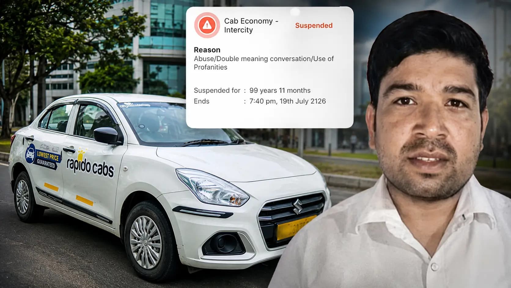 Rapido Blocks Dalit Cab Driver: Punishment for protesting against caste discrimination Rapido blocks Dalit cab drivers account for 99 years and 11 months what happened inside the car 
