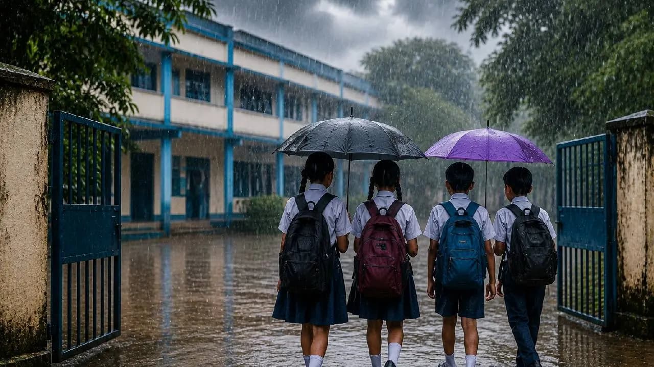 West Bengal School Holiday Announcement: All Schools Will Be Closed For Two Days Due to Heavy Rain Till August 18 In This District, Check Holiday List