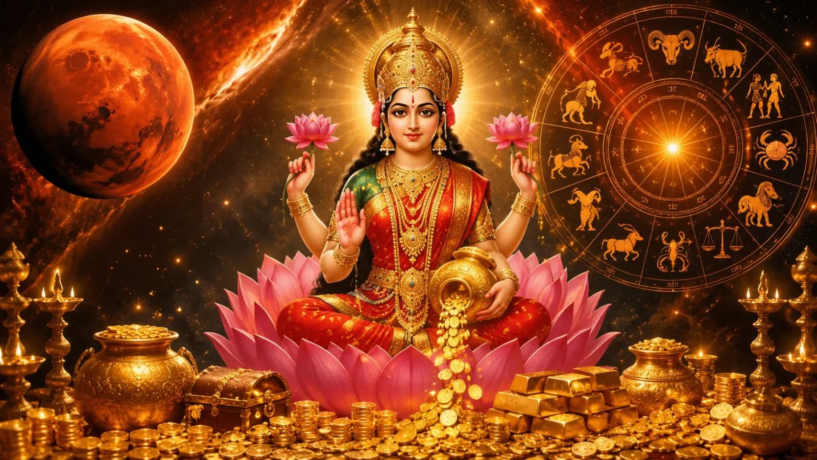 Mangal Gochar Mars Transit in Gemini 2026: 4 Zodiac Signs Set for Financial Gains 