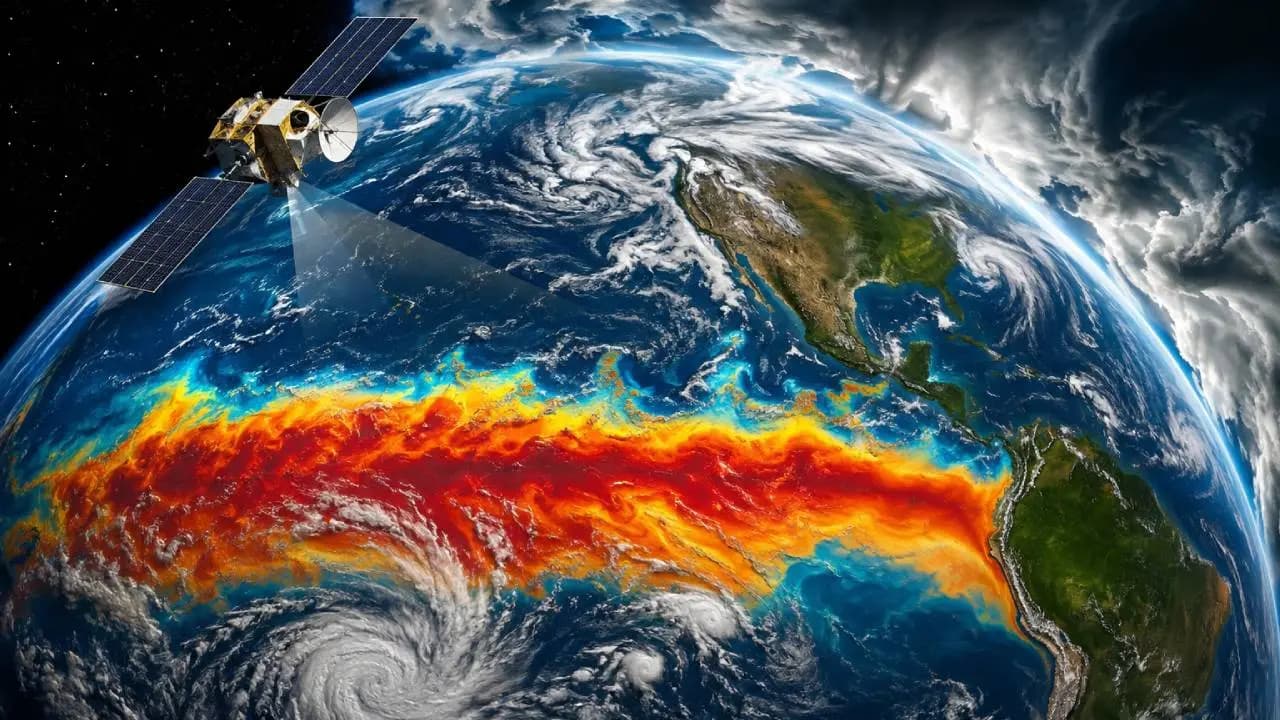 Watching the Heat Rise: Satellites Track El Nino’s Return