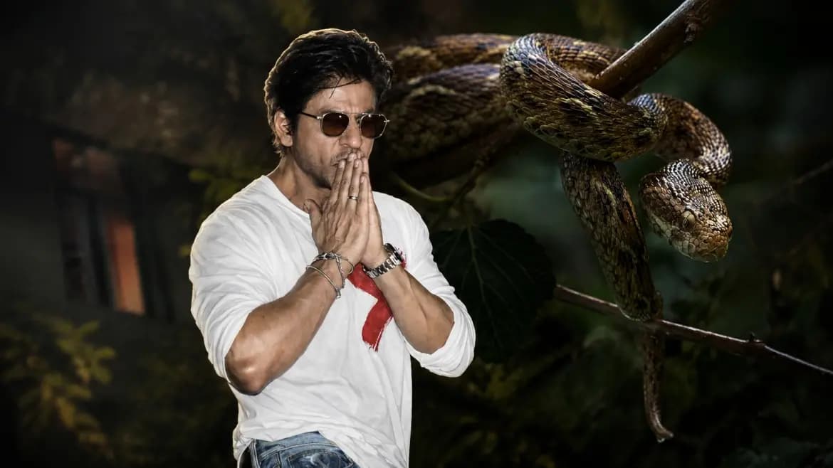 8 Foot Snake Rescued from Shah Rukh Khan s Mumbai Bungalow