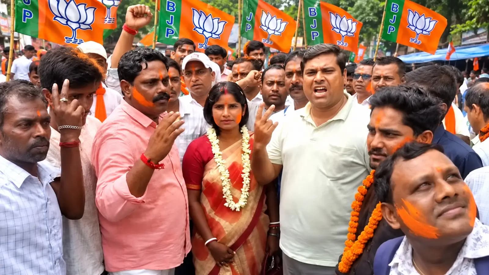 BJP Candidate Wins in Panchayat Samiti Polls In Murshidabad For The First Time