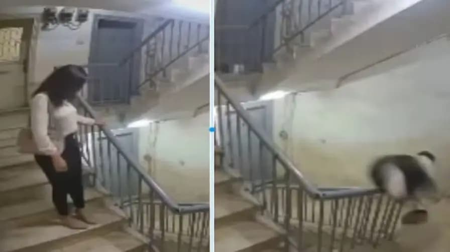 Ghost Encounter or Clever VFX The Truth Behind the Viral Staircase Fall Video