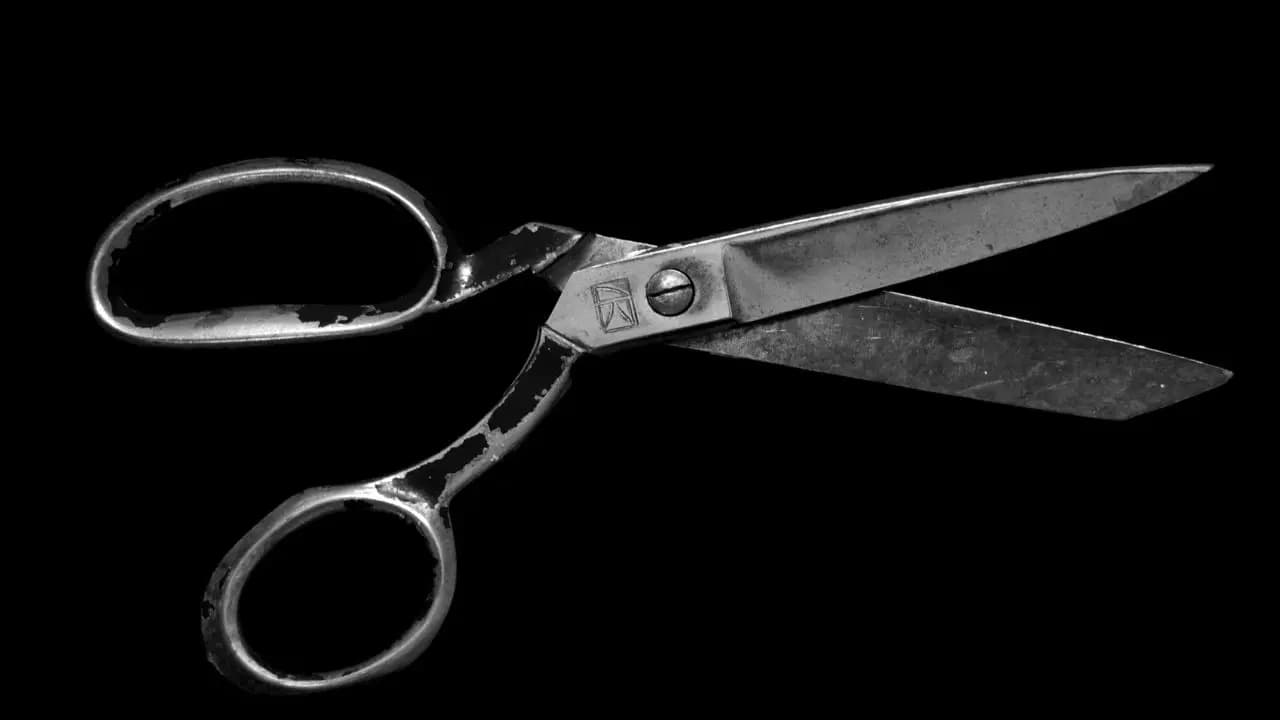 GK: why scissors have two different size handles 