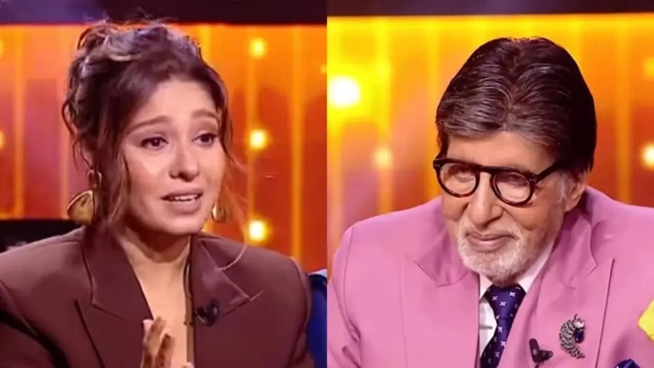 Sunidhi Chauhan Reveals Childhood Crush on Amitabh Bachchan on KBC 18 Stage